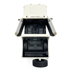 Mentors - Coche de Escalada <span class=keywords><strong>RC</strong></span> a Escala 1/10, <span class=keywords><strong>Jimny</strong></span> Warrior JA11, Coches de Control Remoto Todoterreno con Faros LED # Color: C74-1 Blanco 4WD - Product Image 5