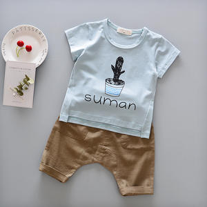 Ropa de Verano para Bebés a Precios Económicos, Conjunto de Ropa para Recién Nacidos de 2 Piezas - Product Image 3