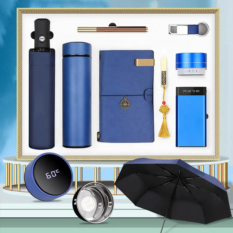 Logo personalizzato promozionale tazza ombrello regalo da uomo set regali aziendali di lusso