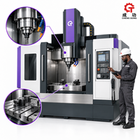 Tour vertical CNC haute précision pour la découpe des métaux, tour à tourelle CNC CV8080D