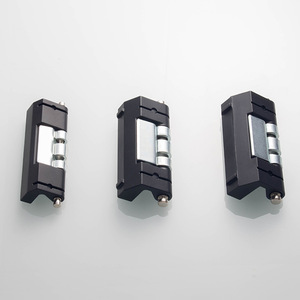 Charnière de porte en alliage de zinc Yishenghua Hengzhu HL011, charnière noire pour armoire électrique industrielle, design moderne et simple - Product Image 3