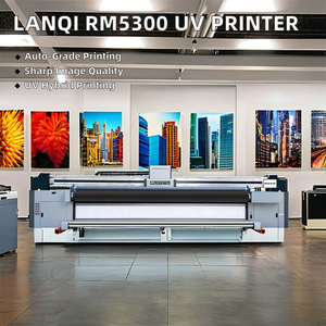 เครื่องพิมพ์ UV แบบสองหัวเครื่องพิมพ์ UV 5ม. ม้วนเป็นม้วนคุณภาพสูง - Product Image 1