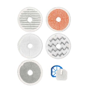 Tampon de vadrouille à <span class=keywords><strong>vapeur</strong></span> de nettoyage doux adapté pour <span class=keywords><strong>Bissell</strong></span> SpinWave + aspirateur robotique sans fil pièces de rechange accessoires de remplacement - Product Image 2