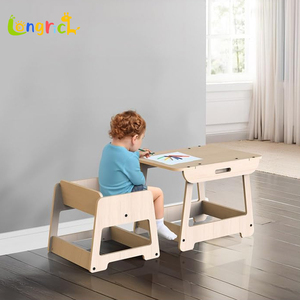 天然饰面婴儿换衣桌，储物安全、耐用、符合人体工程学 - Product Image 3