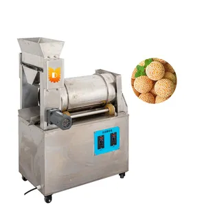 Mini BOLA DE FECHA de proteína automática, máquina de incrustaciones de recubrimiento de bolas de sésamo y coco