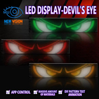 Hotsale 12V voiture universelle démon yeux diable voiture lumière accessoires LED 5v voiture oeil diable lumière
