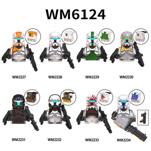 Blocs de construction WM, série Stormtrooper, briques, figurines Jek-14, mini figurines Jango, figurine <span class=keywords><strong>Boba</strong></span> <span class=keywords><strong>Fett</strong></span>, assemblage, jouets pour enfants - Product Image 4