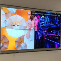 Pantalla de Video Digital 4K de 55 Pulgadas para Exhibición en Tiendas, con Retroiluminación LED, sin Bordes de 1.8mm y 3.5mm, Combinación Libre 4x4