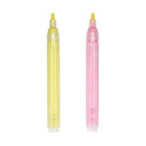 NOVISON Venta al por mayor de fábrica, rotulador de tubo de aluminio de 15 cm y 3.0 mm con punta de pincel, 12 colores, barril vacío, recarga de tinta permanente para pintura - Product Image 5