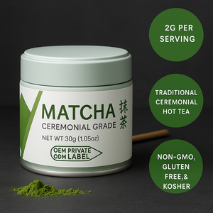 Vendita calda cerimoniale di grado Matcha in polvere di tè verde in polvere Premium primo raccolto USDA glutine biologico - Product Image 2