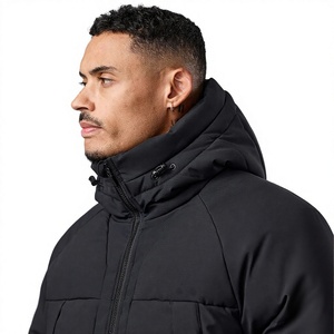 Oem Customized logo Design Trendy Autumn and <b>Winter</b> New Men's <b>Coat</b> Short Stand Collar Light Polyester <b>Coat</b> Men Jacket - Product Image 6