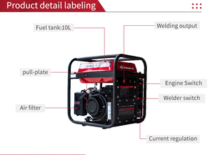 Generador Portátil de Gasolina Xinbate Monofásico de 6.5 kW, 4 Tiempos, 50 Hz, 230V para Camping y Uso Doméstico - Product Image 4