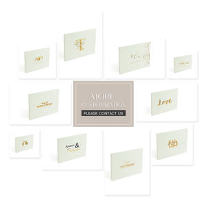 Album vidéo de mariage de luxe en lin avec dorure à chaud « I LOVE YOU », carte d'invitation vidéo, écran IPS 7 pouces, 4 Go - Product Image 6