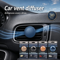 Diffuseur de parfum multifonctionnel longue durée pour voiture, clip de ventilation, diffuseur d'arôme pour voiture, diffuseur de parfum en cuir pour grille d'aération de voiture
