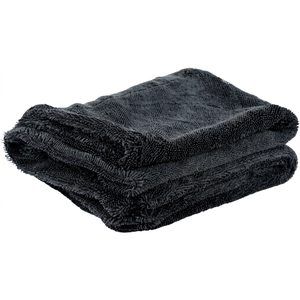1400gsm Woven <b>Microfiber</b> Quick-Dry Auto Detailing <b>Cloth</b> 60*90cm Square Twisted Loop Care Car Wash Towel Soft for Car <b>Cleaning</b> - Product Image 1