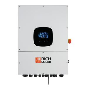Système d'énergie solaire hors réseau RICH SOLAR ALPHA 1 pour usage domestique, silicium monocristallin, MPPT, batterie lithium-ion, onduleur à onde sinusoïdale pure, TUV ALP - Product Image 3