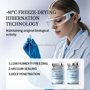 Siero in Polvere Liofilizzato a Marchio Privato, Idratante e Riparatore per la Ricrescita dei Capelli, Peptide di Rame Blu GHK-Cu, Siero Liquido per il Viso in Fiale - Product Image 2