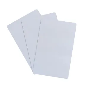 Haute qualité imprimable Cr80 Sublimation plastique blanc Id Business carte Pvc vierge