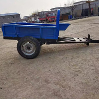 Micro-tilleur à deux roues, remorque agricole 200-300 kg, boîte de vitesses montée sur tracteur, haute sécurité pour l'agriculture et le jardinage