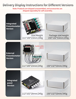Carte d'amplificateur 2.1 canaux XY-ST21PRO TPA3221, module d'amplificateur de puissance numérique 100W×2+200W pour subwoofer, supérieur au TPA3116