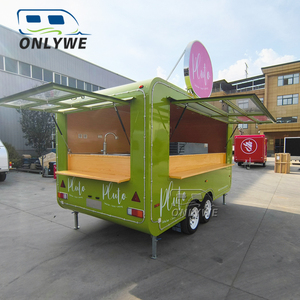 Onlywe Food Trailer : Camion de <span class=keywords><strong>barbecue</strong></span> mobile, Remorque de restauration, Camion-bar à café de rue, Chariot à hot-dogs, Remorque de concession alimentaire à vendre - Product Image 5