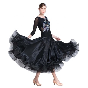 Robe de compétition de danse de salon M-1874, nouvelle arrivée, robe de danse moderne, valse, <span class=keywords><strong>tango</strong></span>, <span class=keywords><strong>flamenco</strong></span>, robe de danse de salon pour la pratique, en vente - Product Image 1