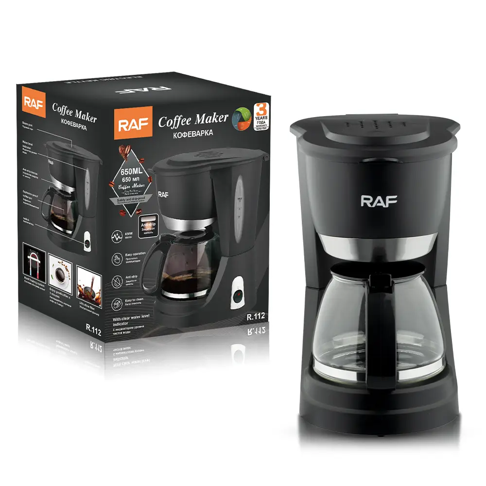 High Quality Anti-drip Easy To Clean Easy Operation Automatic Electric Drip Coffee Maker Machine