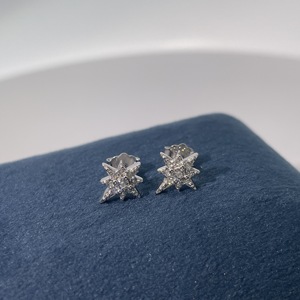 Pendientes de Estrella de Seis Puntas Chapados en Oro con Latón de Tianyu Gems - Estilo Clásico de Lujo con Incrustaciones de Circonita - Product Image 2