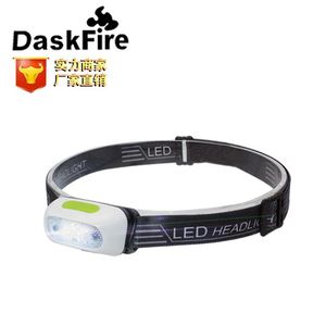 Linterna frontal LED recargable por USB DaskFire, luz frontal brillante de 10W para correr de noche, ciclismo, senderismo, camping - Product Image 1