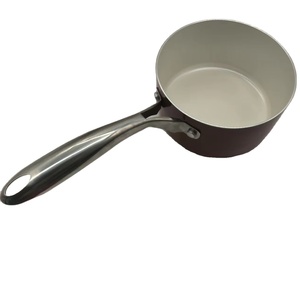 <span class=keywords><strong>Casserole</strong></span> en céramique antiadhésive, <span class=keywords><strong>casserole</strong></span> à lait en aluminium avec poignée en acier inoxydable, compatible avec les cuisinières à <span class=keywords><strong>induction</strong></span> et à gaz - Product Image 1