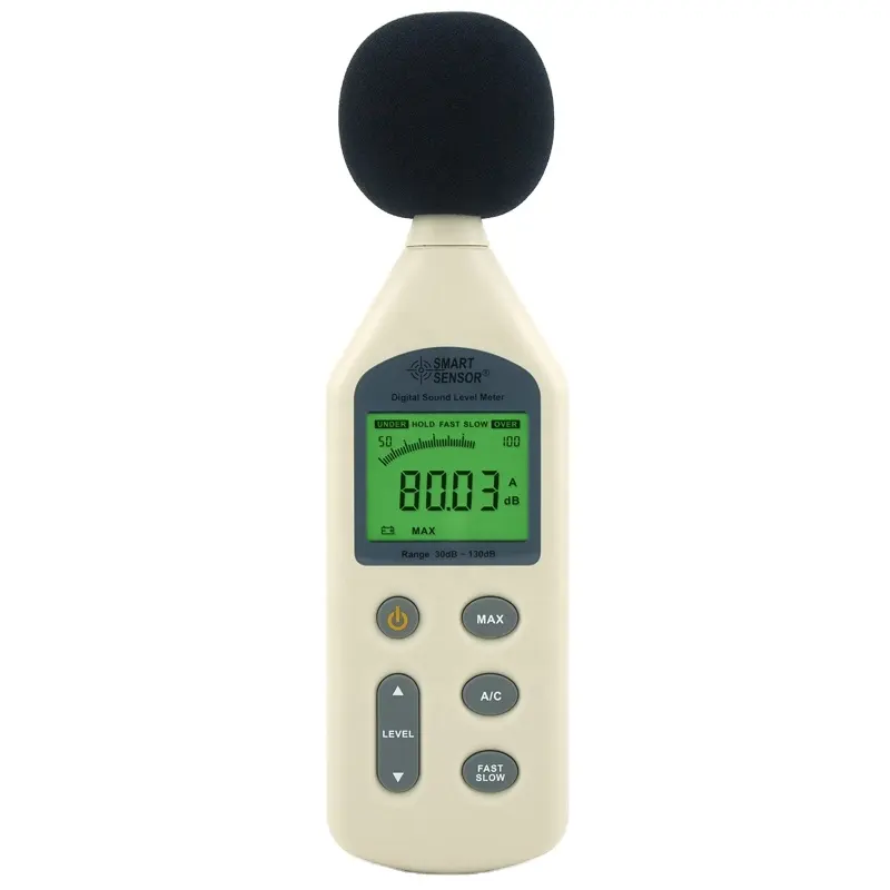 30-130dBA Hoge Nauwkeurigheid Digital Sound Level Meter Lcd Decibel Meter Sound Meter Noise Meetinstrument Db Monitoring Tester