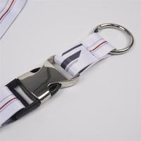 CH Wholesale Sublimation Printing Polyester Lanyards With Logo Custom Certification Keychain OEM ODM ECO Promotion Event Gifts
