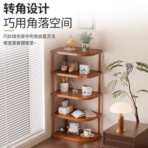 Desktop corner shelf for storing cups, <b>teacups</b>, coffee cups, water cups, and tea sets. Small tabletop cup holder. - Product Image 4