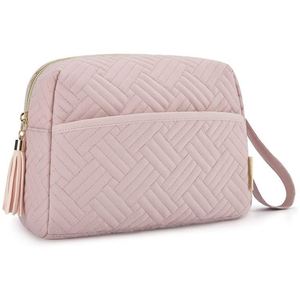 Bolsa de Cosméticos Portátil Fabricada en China por Fábrica BSCI, Bolsa de Maquillaje para Mujer, Bolsa de Almacenamiento de Cosméticos con Asa para - Product Image 6