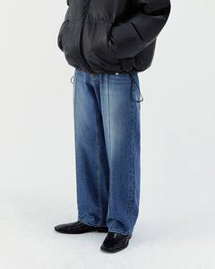 Ykmozi กางเกงยีนส์ขากว้างทรงหลวมแนวสตรีทอเมริกันสไตล์วินเทจ & โกธิคพิมพ์ลาย - Product Image 4