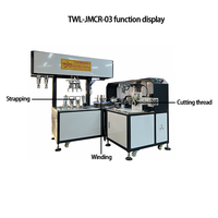 Machine de comptage, de coupe, d'enroulement et de circlage de fil de cuivre entièrement automatique de la marque TWL, distance d'enroulement réglable de 1 à 8 torsions