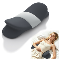 Oreiller de sommeil en mousse à mémoire de forme souple, coussin de soutien lombaire multifonctionnel pour soulager les douleurs aux hanches et à la sciatique, oreiller pour dormeurs latéraux