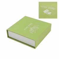 Boîte à chocolat en carton jaune de haute qualité, personnalisée, 6 à 9 pièces, recyclable, de qualité alimentaire, boîte à chocolat magnétique rouge
