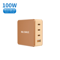 Cargador Rápido GaN PD3.1 de 100W con 3 Puertos Tipo-C para Relojes, Accesorios para Teléfonos Inteligentes, Productos Inteligentes, Accesorios para Teléfonos, Tendencia