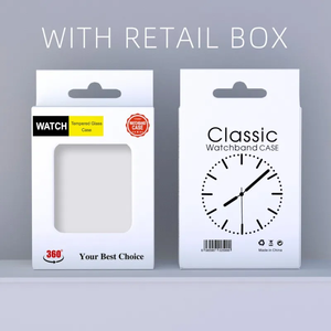 <span class=keywords><strong>2</strong></span> en 1 360 grados reloj completo cubierta de cristal reloj protector de pantalla para <span class=keywords><strong>Apple</strong></span> Iwatch Series 7 6 <span class=keywords><strong>SE</strong></span> S10 - Product Image 2