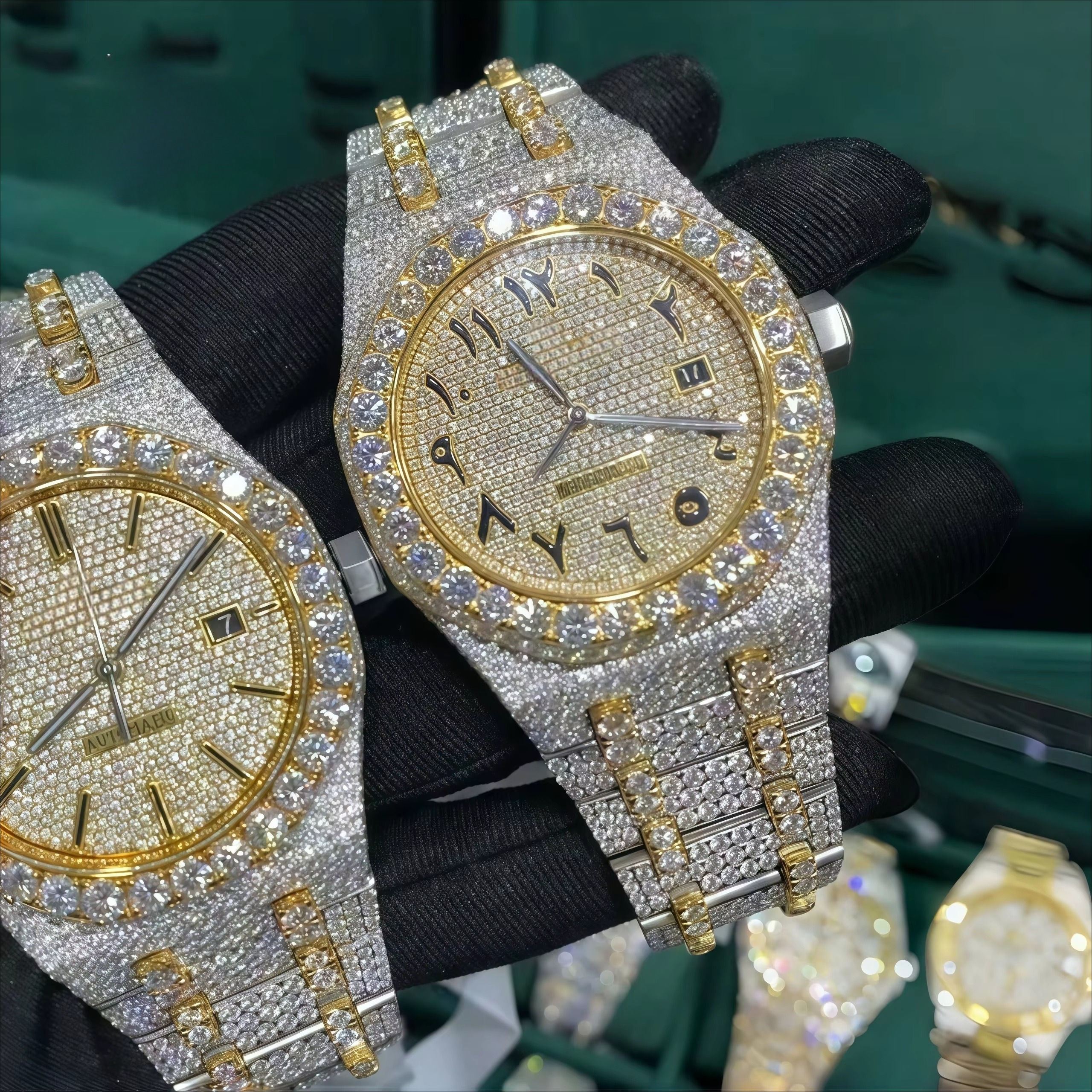 Montre en moissanite