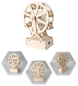 Rueda de la Fortuna de Madera para Experimentos Científicos, Material Educativo STEAM para Niños de <span class=keywords><strong>Primaria</strong></span> de 5 a 13 Años - Product Image 2