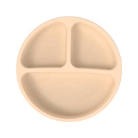 Wellfine Plaque d'alimentation en silicone personnalisée de qualité alimentaire pour enfants Assiette pour bébé en silicone