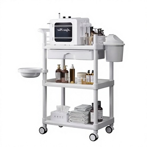 Carrito de Plástico de 3 Niveles Directo de Fábrica, Multiusos para el Hogar, Salón de Belleza, Spa, Dormitorio, Sala de Estar - Product Image 1