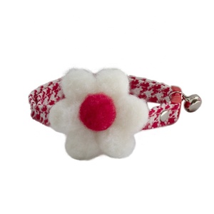 <span class=keywords><strong>Collar</strong></span> de Gato de Algodón con Diseño Sólido de Lujo, Nuevo Estilo de Dibujos Animados, Cintas Suaves y Sostenibles, Disponible para Entrenamiento, Talla Pequeña - Product Image 4