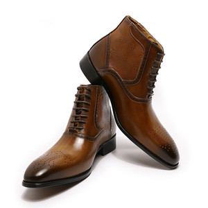 <span class=keywords><strong>Bottes</strong></span> pour hommes de haute qualité Sh11126a, chaussures en <span class=keywords><strong>cuir</strong></span> pour hommes, <span class=keywords><strong>bottes</strong></span> courtes de style western <span class=keywords><strong>cowboy</strong></span> pour hommes 2025 - Product Image 5