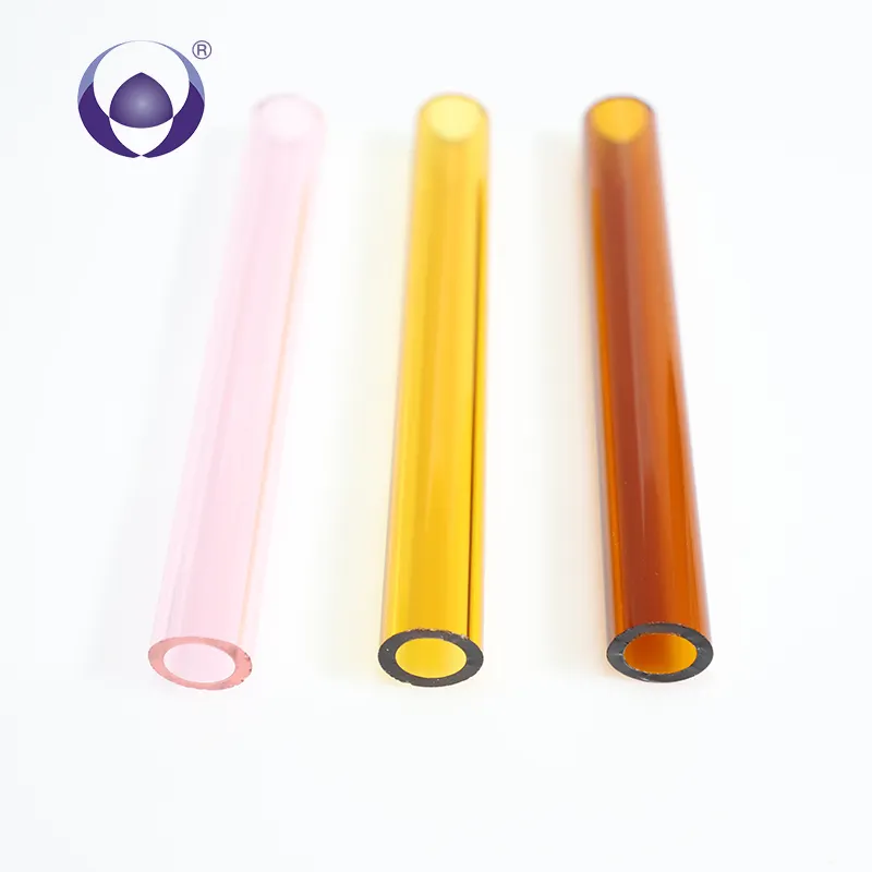 TYGLASS फैक्टरी सीधे प्रदान थोक रंगीन पाइप borosilicate ग्लास ट्यूब
