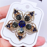 Nouvelle conception de broche en métal à motif papillon et cœur, logo personnalisé, alliage de zinc, épingle de sûreté pour costume et écharpe homme et femme