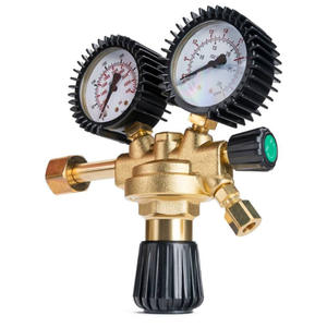 Regulador de Presión de Latón Estilo Italiano para Acetileno, Argón, CO2, O2 (Oxígeno), Gas LP, Helio en Aplicaciones Industriales - Product Image 4