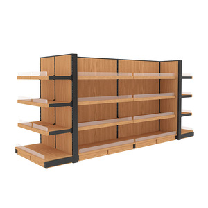 Tùy chỉnh hai mặt nhiệm vụ nặng nề Kệ siêu thị có thể điều chỉnh chiều cao freestanding Laminate Rack hiển thị cho cửa hàng bách hóa - Product Image 1